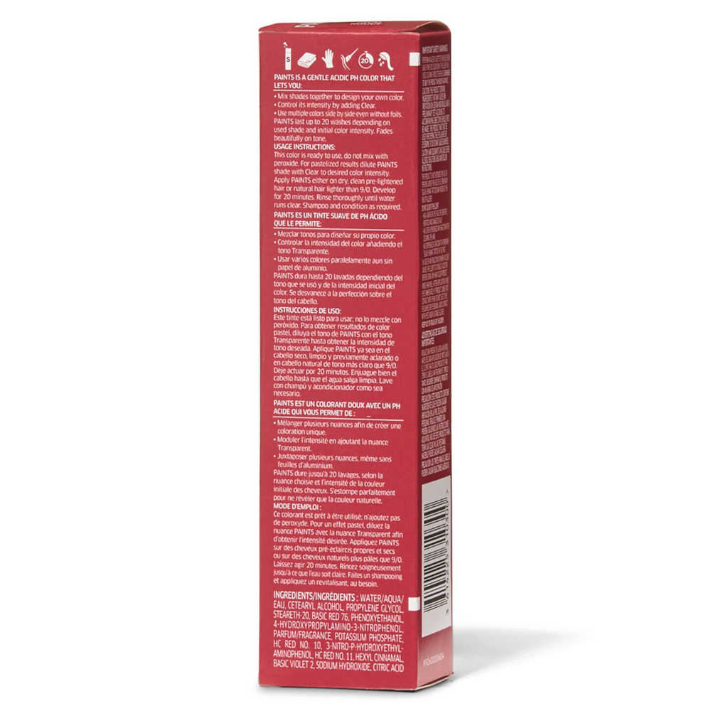 Wella Color Charm Paints - Red - Semi Permanent Hair Color 2 oz. 57 g