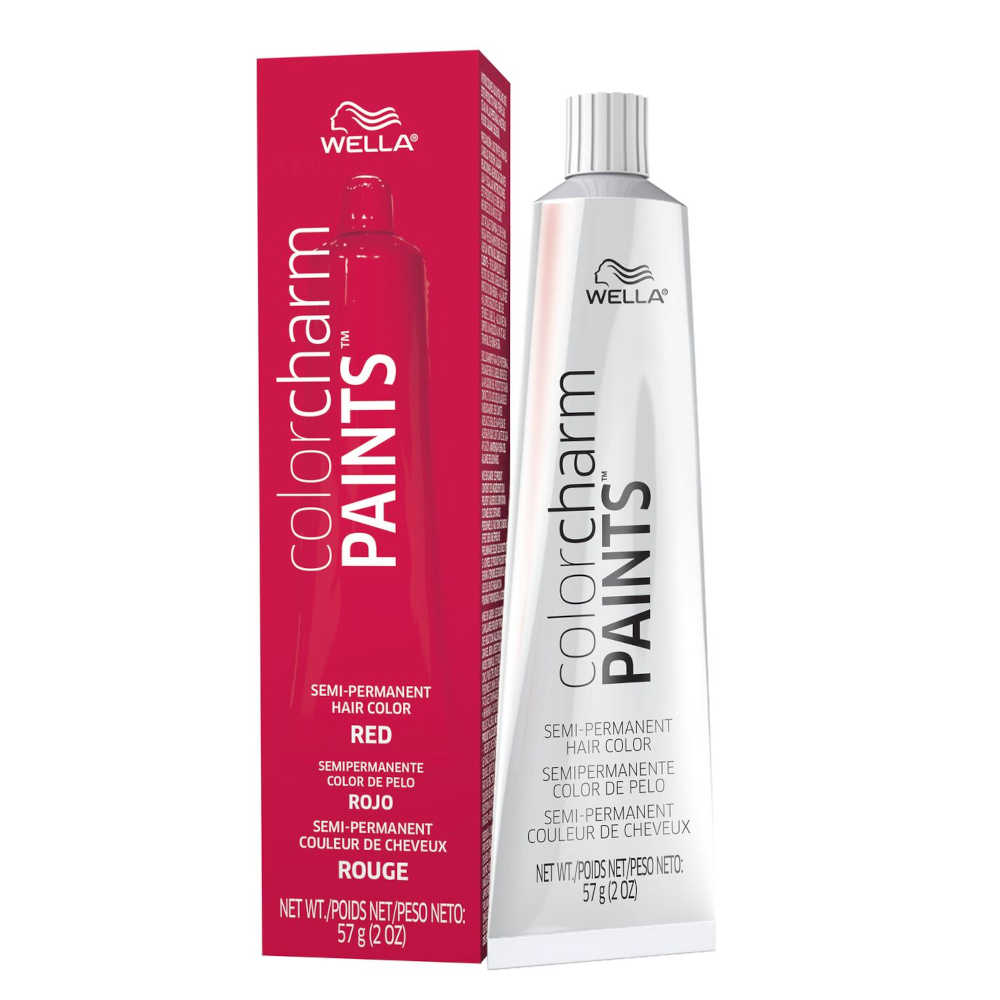 Wella Color Charm Paints - Red - Semi Permanent Hair Color 2 oz. 57 g