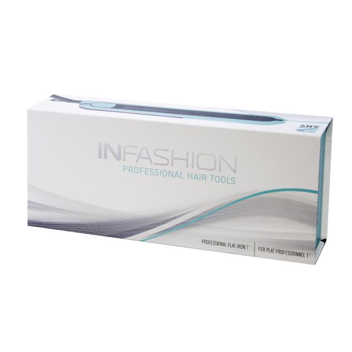 Infashion Professional Flat Iron Hair Straightener - Teal 1" - AET2003-TR
