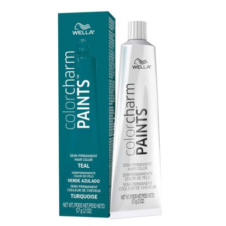 Wella Color Charm Paints - Teal - Semi Permanent Hair Color 2 oz. 57 g