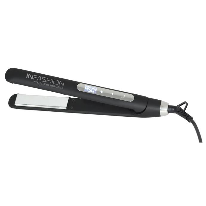 Infashion Titanium Touch Flat Iron Black 1"