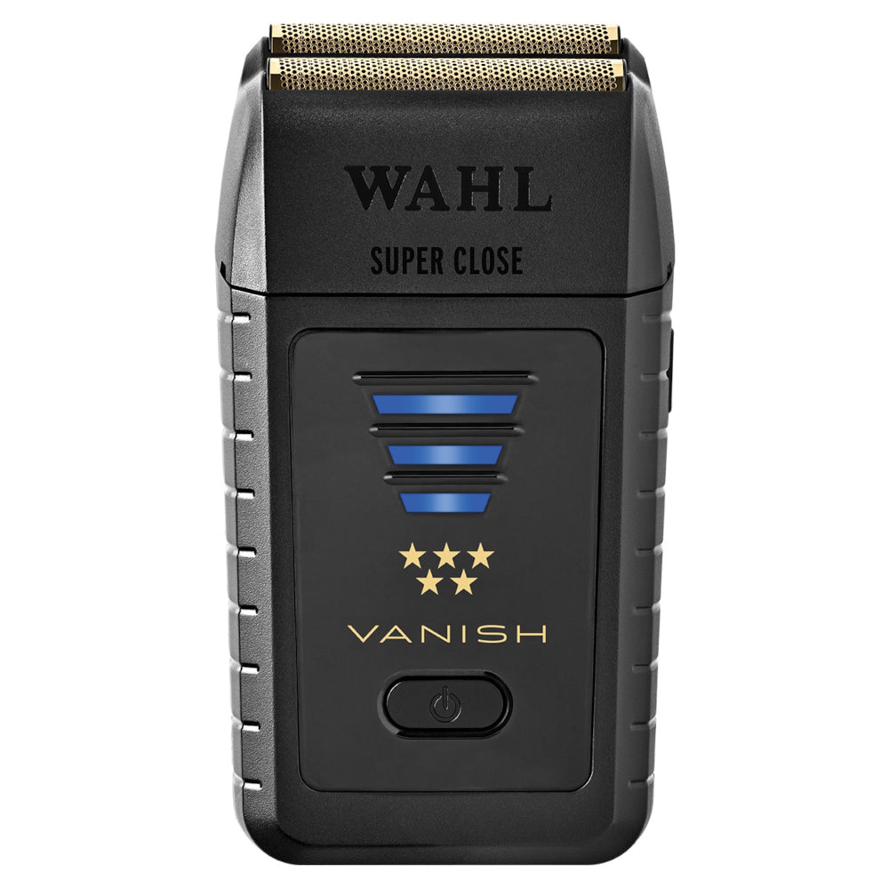 Wahl 5 Star Cord/Cordless Vanish Shaver - #55595 - LED Gauge and Double Foil with Suspension System
