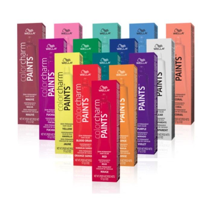 Wella Color Charm Paints - Purple - Semi Permanent Hair Color 2 oz. 57 g