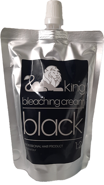 King Bleach Blue Black CREAM Lightener 250g