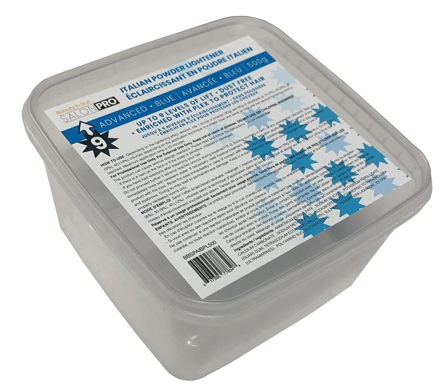 Salon Pro Advanced Italian Blue Powder Bleach 500g