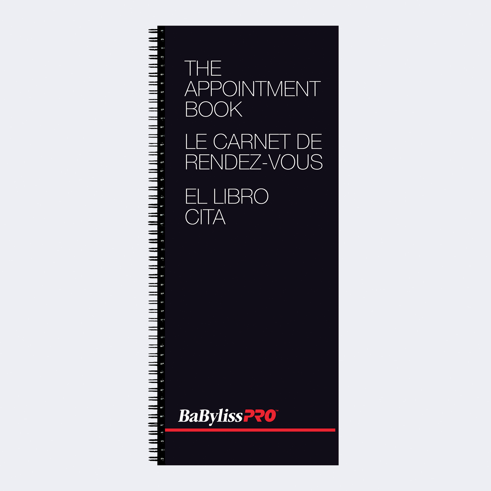 BabylissPro APPOINTMENT BOOK (2 COLUMNS) - BESAPTBK2UCC