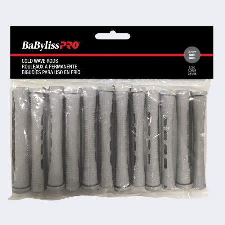 BabylissPro COLD WAVE PERM RODS (LONG, GREY)