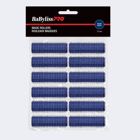BabylissPro SELF-GRIPPING “MAGIC” ROLLERS (BLUE, 15 MM)