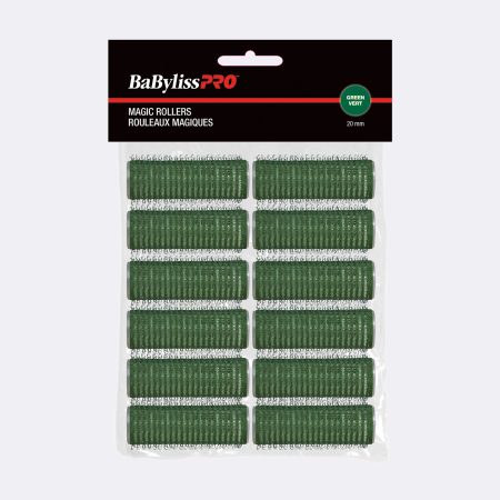 BabylissPro SELF-GRIPPING “MAGIC” ROLLERS (GREEN, 20 MM)