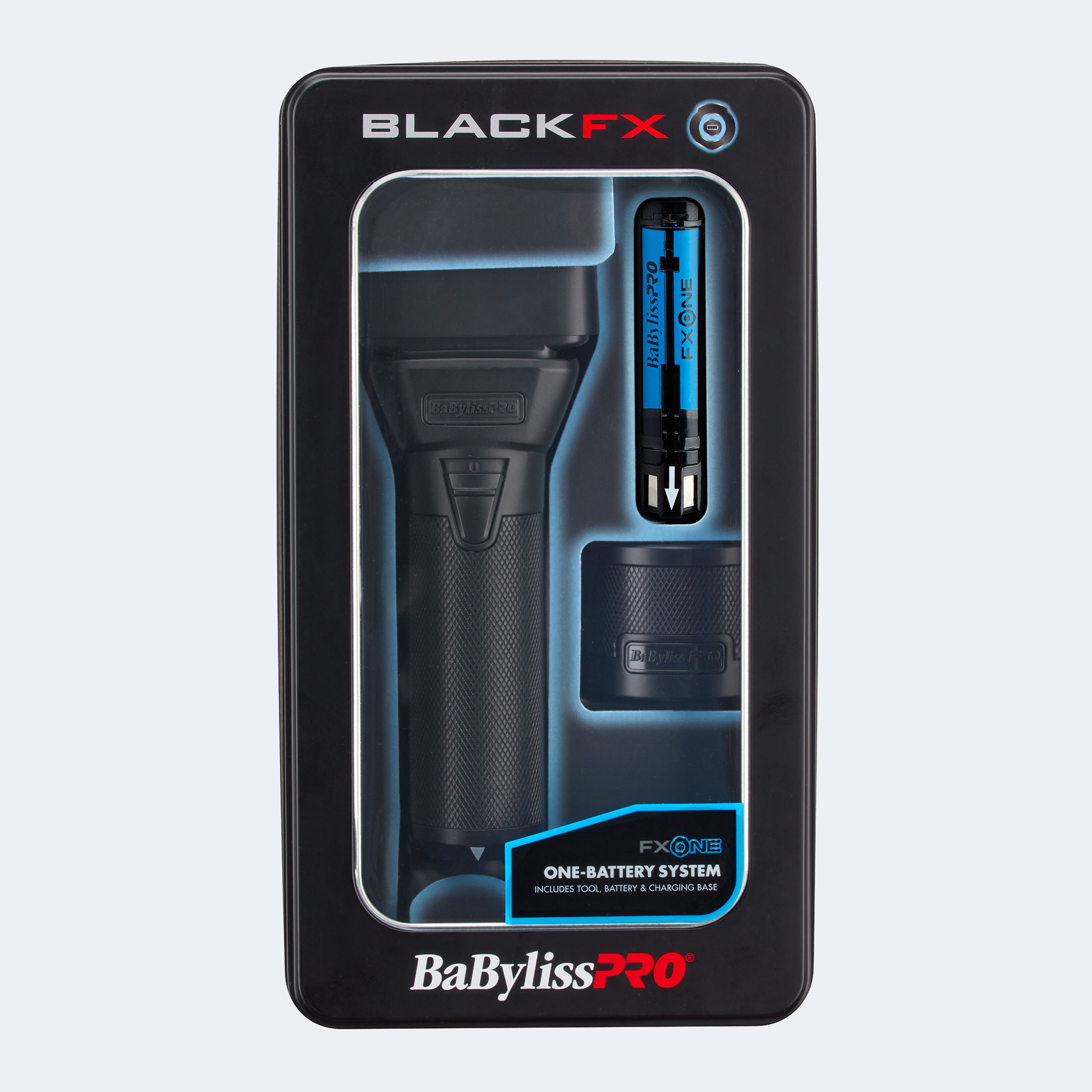 BABYLISSPRO FXONE BLACKFX DOUBLE FOIL SHAVER - FX79FSMB