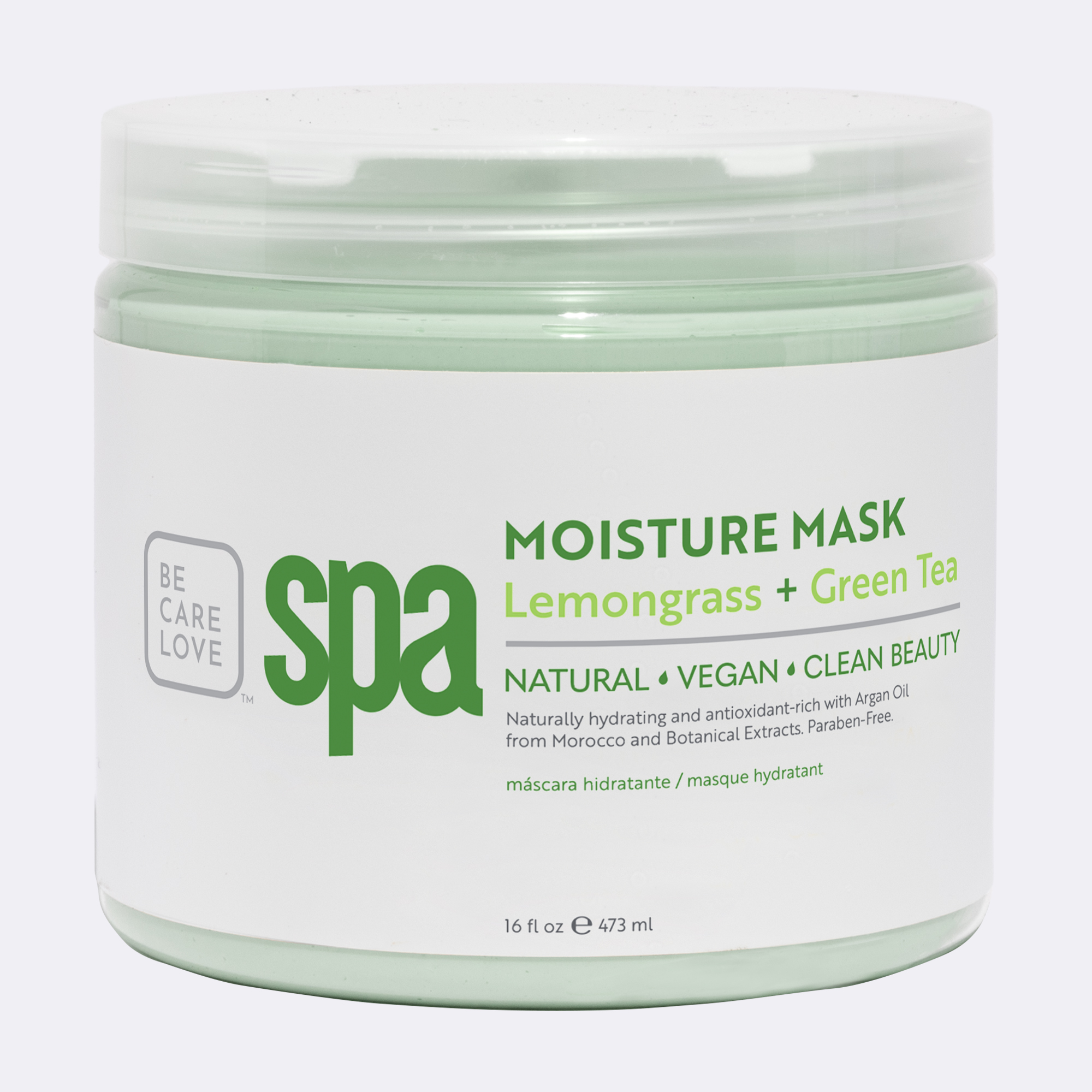 BCL MOISTURE MASK (16 OZ.) LEMONGRASS + GREEN TEA