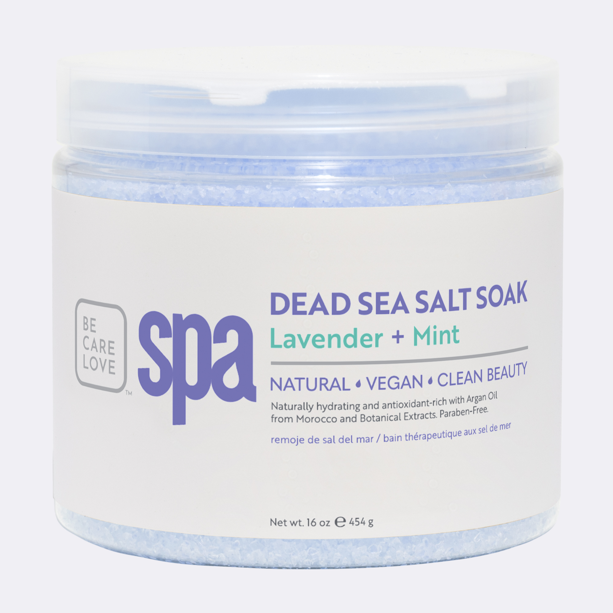 BCL DEAD SEA SALT SOAK (16 OZ.) LAVENDER + MINT