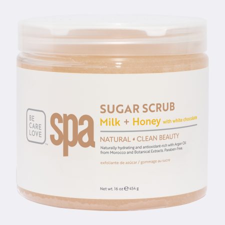 BCL SUGAR SCRUB (16 OZ.) MILK + HONEY WITH WHITE CHOCOLATE