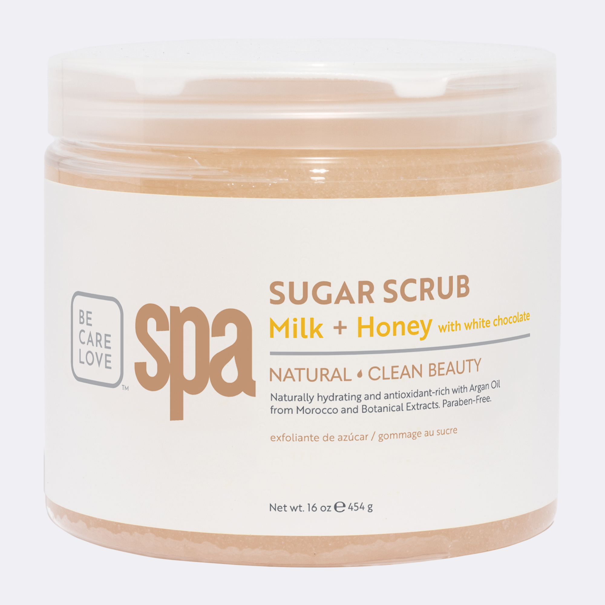 BCL SUGAR SCRUB (16 OZ.) MILK + HONEY WITH WHITE CHOCOLATE