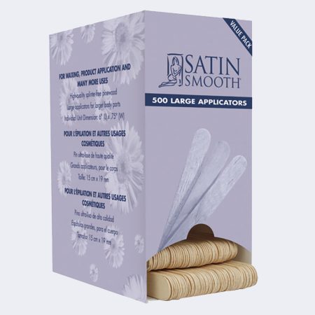 SATIN SMOOTH WOOD APPLICATORS LARGE 500PC
