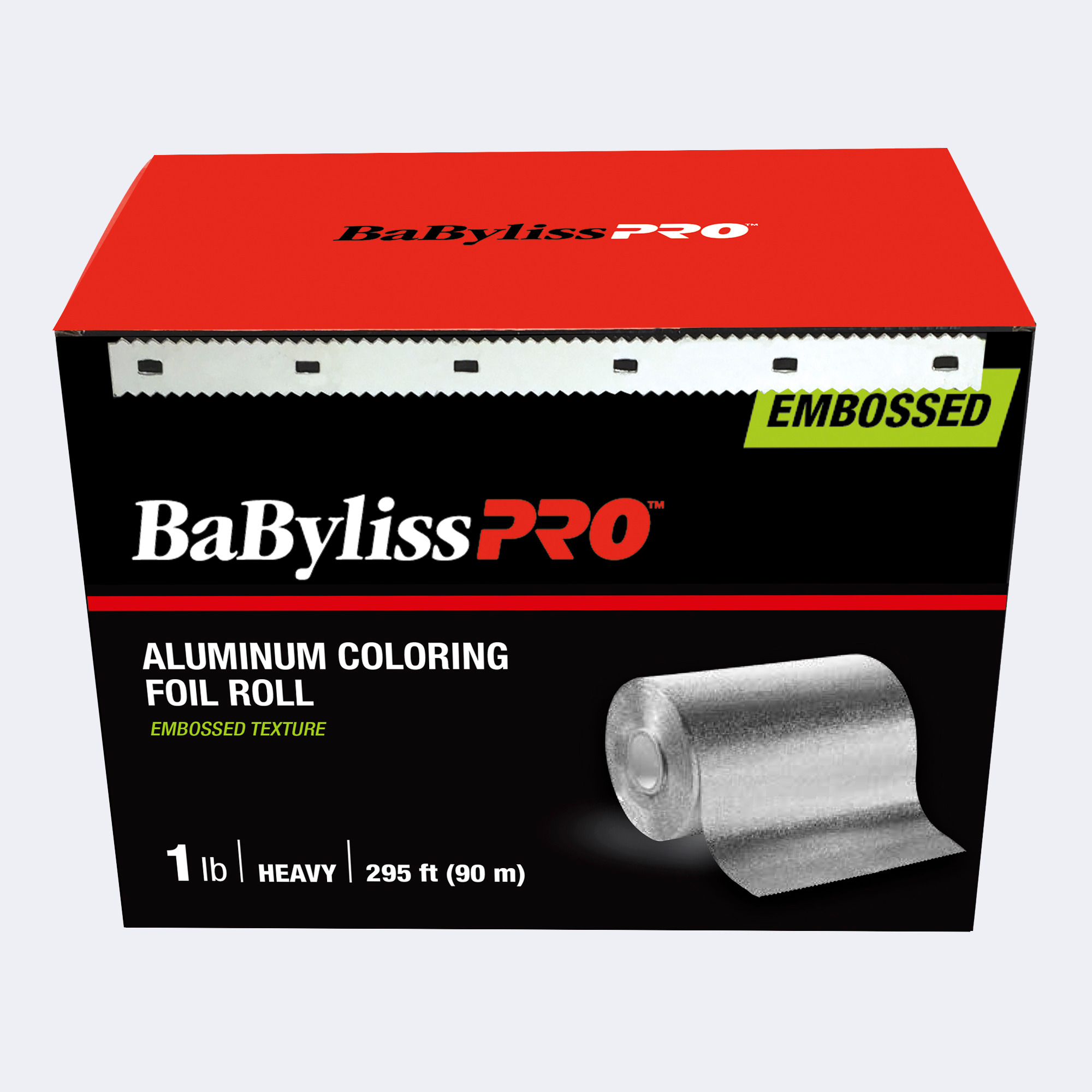 BabylissPro ALUMINUM COLORING FOIL ROLL -  1 lb Embossed Heavy