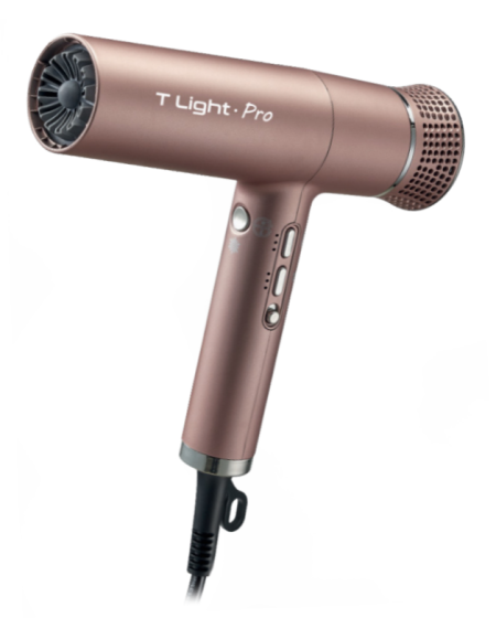 Infashion Rose Gold T-Light Pro Dryer - High Speed Brushless Professional Hairdryer