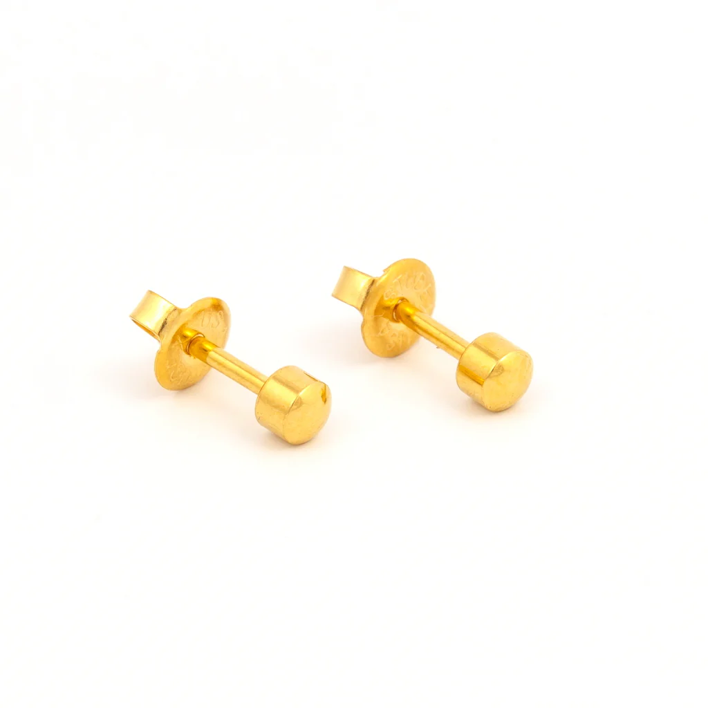 Studex - GOLD REGULAR Universal Flatpack Piercing BALL Studs  - R200Y