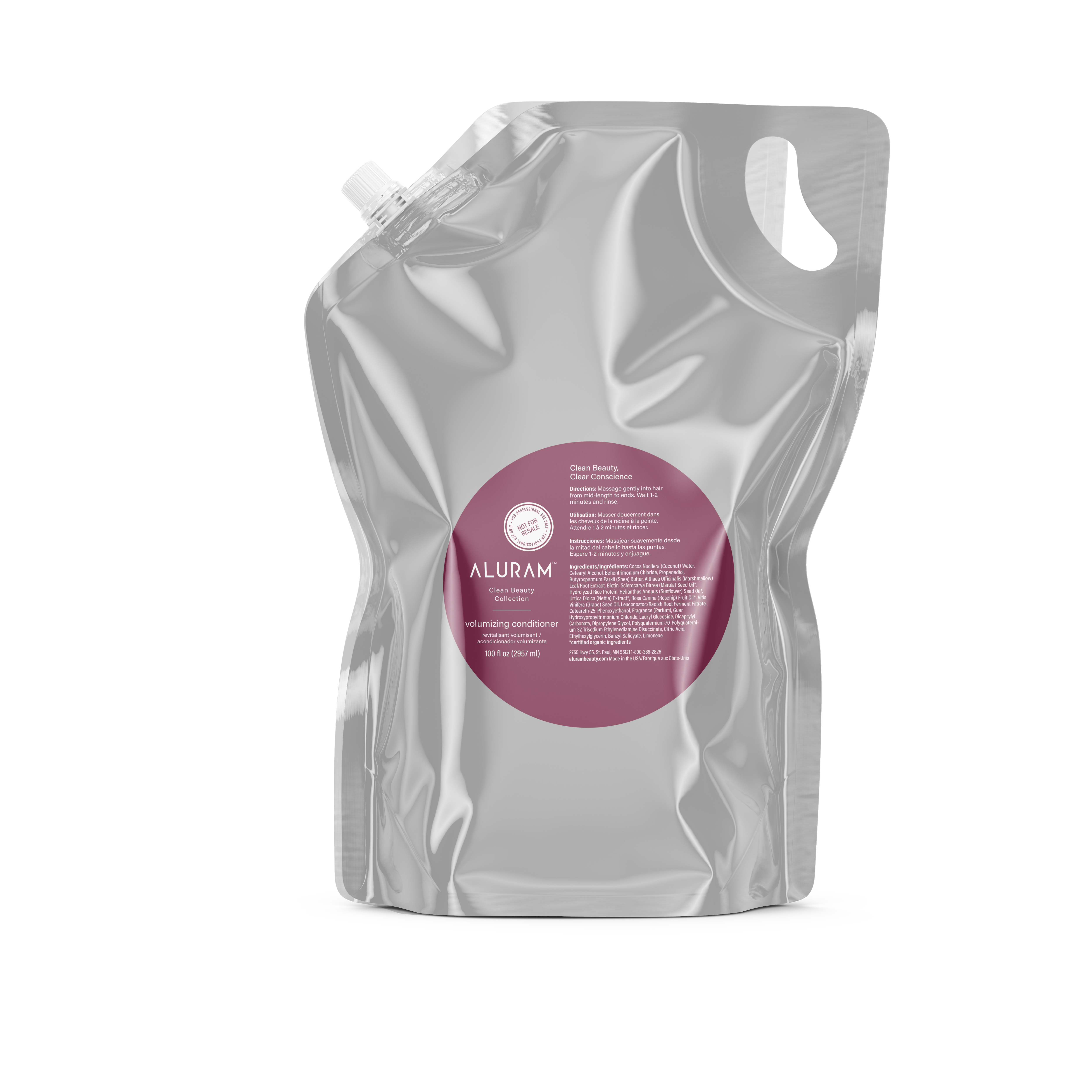 Aluram Volumizing Conditioner 100 Oz. Refill Bag