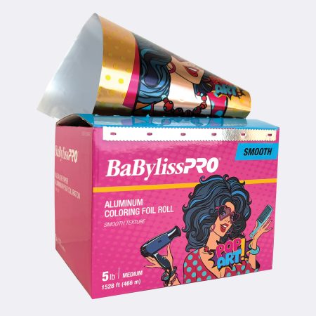 BABYLISSPRO POP ART! ALUMINUM COLORING FOIL ROLL - SMOOTH 5LB MEDIUM