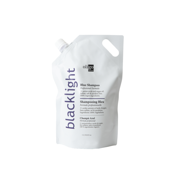 Blacklight Blue Shampoo - For Brunettes - 1 L REFILL Bag