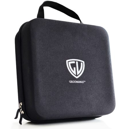 GroomVault Hard Storage Case with Adjustable Compartments