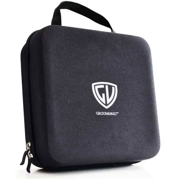 GroomVault Hard Storage Case with Adjustable Compartments