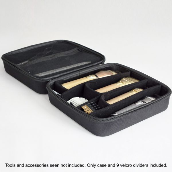 GroomVault Hard Storage Case with Adjustable Compartments