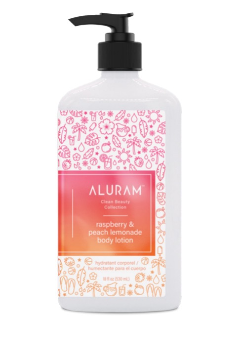 Aluram Raspberry and Peach Lemonade Body Lotion 530mL