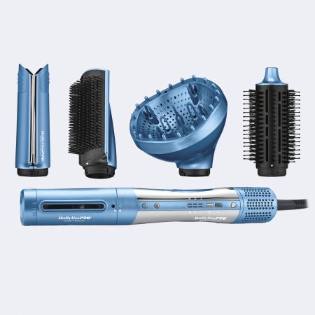 BaBylissPRO Nano Titanium STYLE/SWITCH Ionic Multi-Styler & Dryer PLUS Bonus CURLING ATTACHMENTS