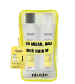 Nioxin System #1 - 300mL DUO - Shampoo + Conditioner - For Natural fine hair. Normal to thin looking.