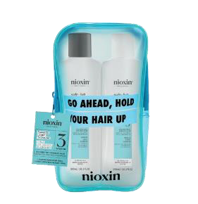 Nioxin System #3 - 300mL DUO - Shampoo + Conditioner - For Chemically Treated fine hair. Normal to thin looking.