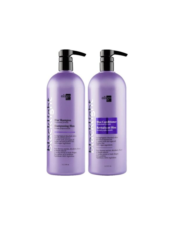 Blacklight Blue Shampoo and Conditioner 1L Duo