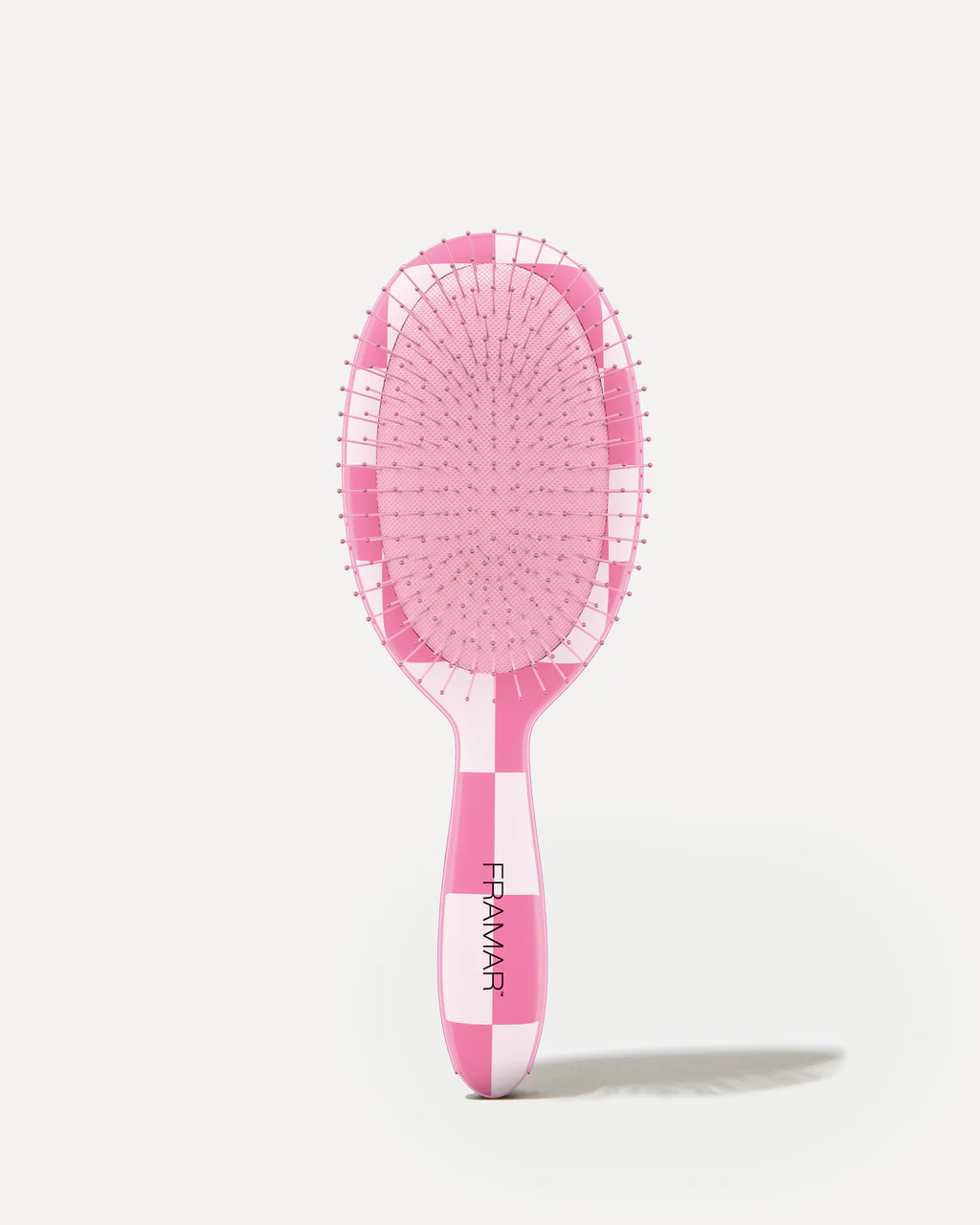 Framar Checked Out Pink- Detangle Brush