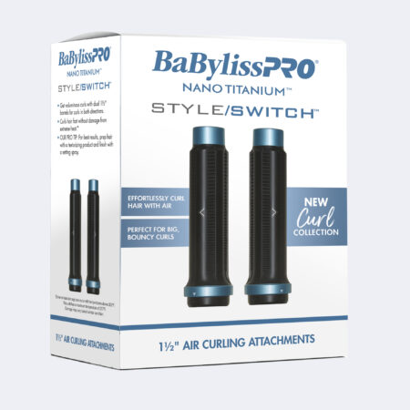 BaBylissPRO Nano Titanium STYLE/SWITCH 1-1/2" AIR CURLING ATTACHMENTS