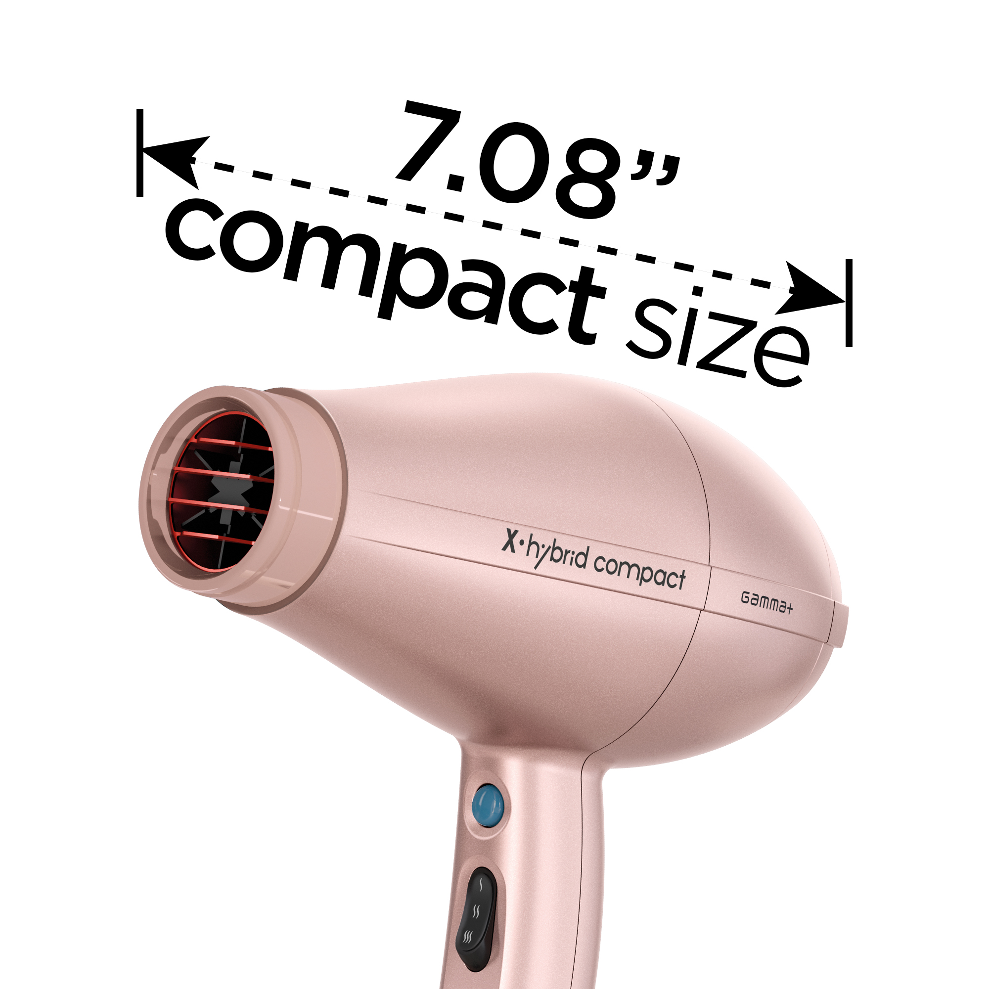 Gamma+ X-Hybrid Professional AC Motor Compact Hair Dryer